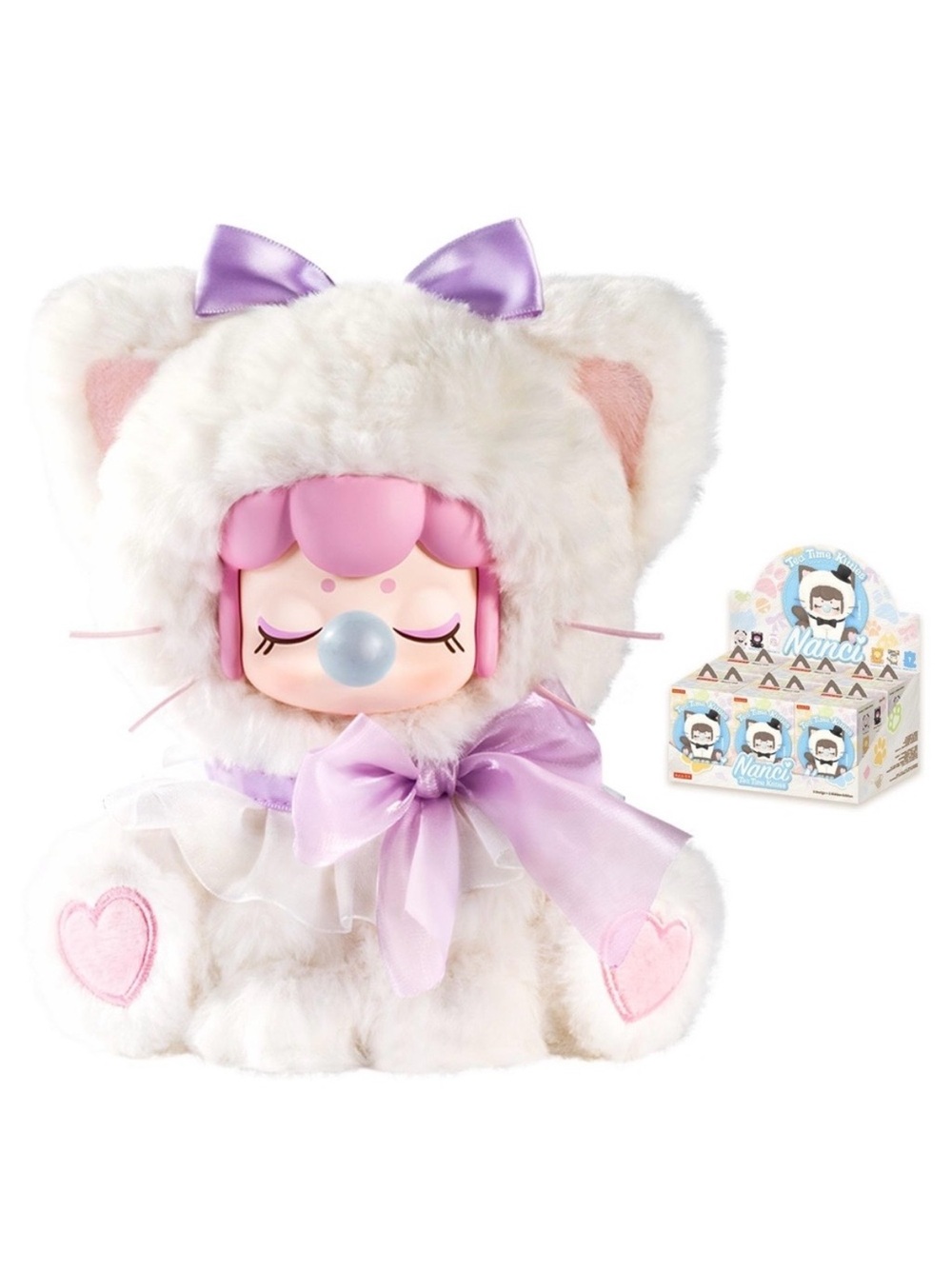 NEW✨ Rolife Nanci Tea Time Kitties Plush Series Confirmed White Angel Cat